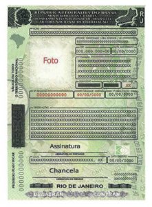 Conversão de carteira de habilitção brasileira